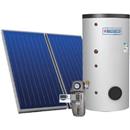 SISTEMA SOLARE A CIRCOLAZIONE FORZATA 300 LT - TETTI PIANI ;  ECO BASIC