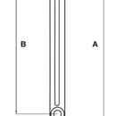 RADIATORE 2 COLONNE h.392 x i.335 w.30 ;  COMBY BIANCO