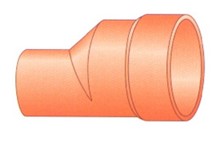 RIDUZIONE ECCENTRICA FM ARANCIO DN 125/110;  R125/110