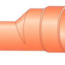 RIDUZIONE ECCENTRICA FM ARANCIO DN 125/110;  R125/110