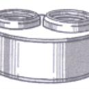 TAMPONE RIDUZIONE C/ORING DN 110/40/30 ;  VS0525001