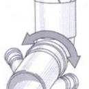 CURVA PROLUNGATA 2 BICCHIERE DOPPIO OR DN 90/50 ;  VS0599249