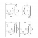 LAVABO CM 65 ;  ZENTRUM  7275L003-0001