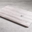 PIATTO DOCCIA MINERALMARMO H3 CM 80x190 NATURAL EFFETTO LEGNO BIANCO