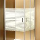 BOX DOCCIA IN CRISTALLO SERIGRAFATO 6 MM CM 68-70x88-90