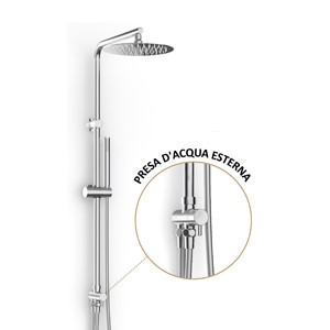 COLONNA DOCCIA PRESA ACQUA ESTERNA ; HERA101R64100