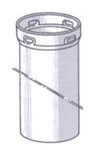 PROLUNGA PP GRIGIA DN 110x500  ;  VS0701031