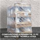 VASO S/PARETE (prezzo a pedana da 12 pz) ;  NORMUS  6858L003-0101