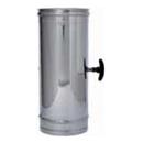 CANNA INOX 304 CON VALVOLA DN 140 ;  ELEMVALVACC140