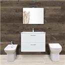 BAGNO COMPLETO"VITRAMIA" CM 80 BIANCO S20 + WIN