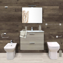 BAGNO COMPLETO"VITRAMIA" CM 80 CORDOBA S20 + SOLID