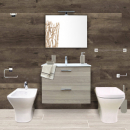 BAGNO COMPLETO"VITRAMIA" CM 80 CORDOBA MIA SQUARE + SOLID