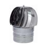 CAPPELLO GIREVOLE INOX TONDA DN 230 ;  CAPPGIRACC230