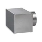 Plenum isolato Esternamente con imbocco posteriore. ; K-PD-Z-E-1 600x200