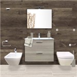 BAGNO COMPLETO"VITRAMIA" CM 80 CORDOBA MIA SQUARE SOSPESA + SOLID