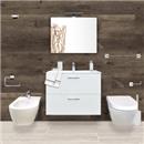 BAGNO COMPLETO"VITRAMIA" CM 80 BIANCO MIA ROUND SOSPESA + SOLID