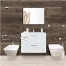 BAGNO COMPLETO"VITRAMIA" CM 80 BIANCO MIA SQUARE SOSPESA + SOLID