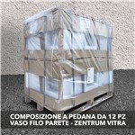 VASO FILO PARETE (prezzo a pedana da 12 pz) ;  ZENTRUM5788L003-0075